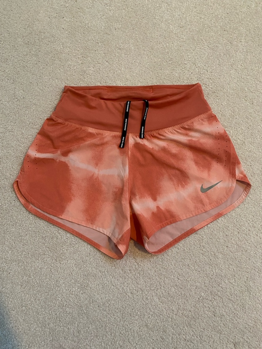 NWOT Nike Women’s Orange Tie-Dye Athletic Shorts